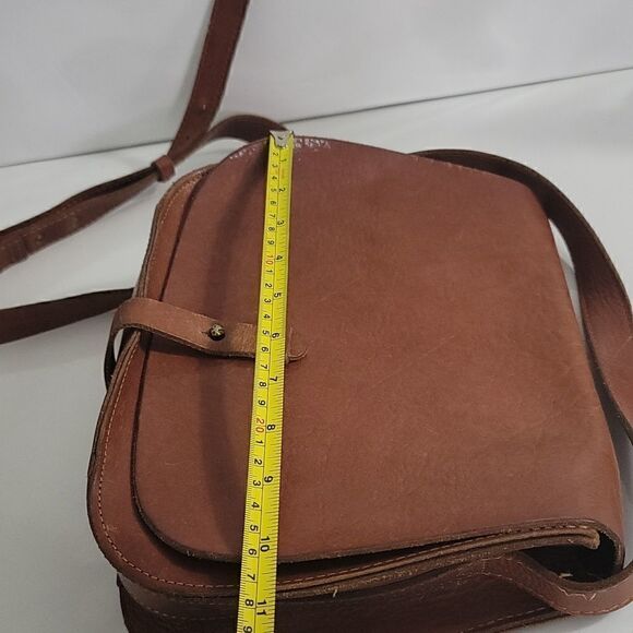 Lucky Brand The Point Leather Saddle Bag - Picture 8 of 12